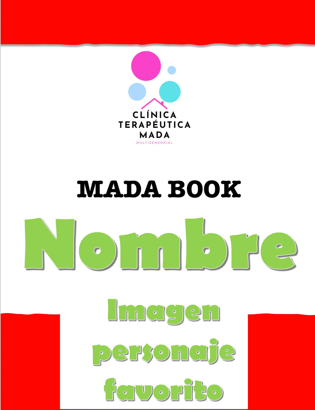 MADA BOOK- PRE- KINDER